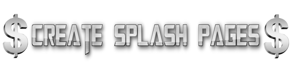 create splash/squeeze pages - splashpage maker